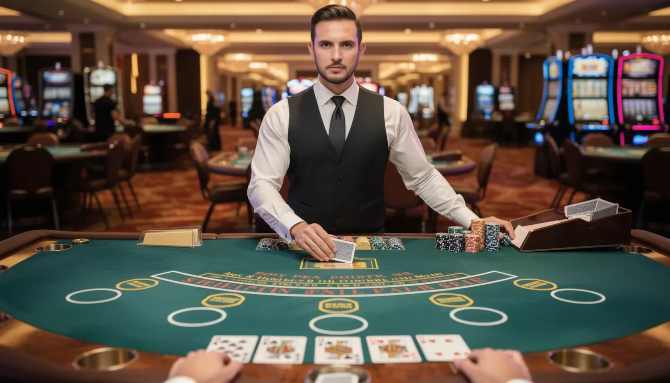 Live dealer setup reflecting the Neospin live casino experience for Australian players.
